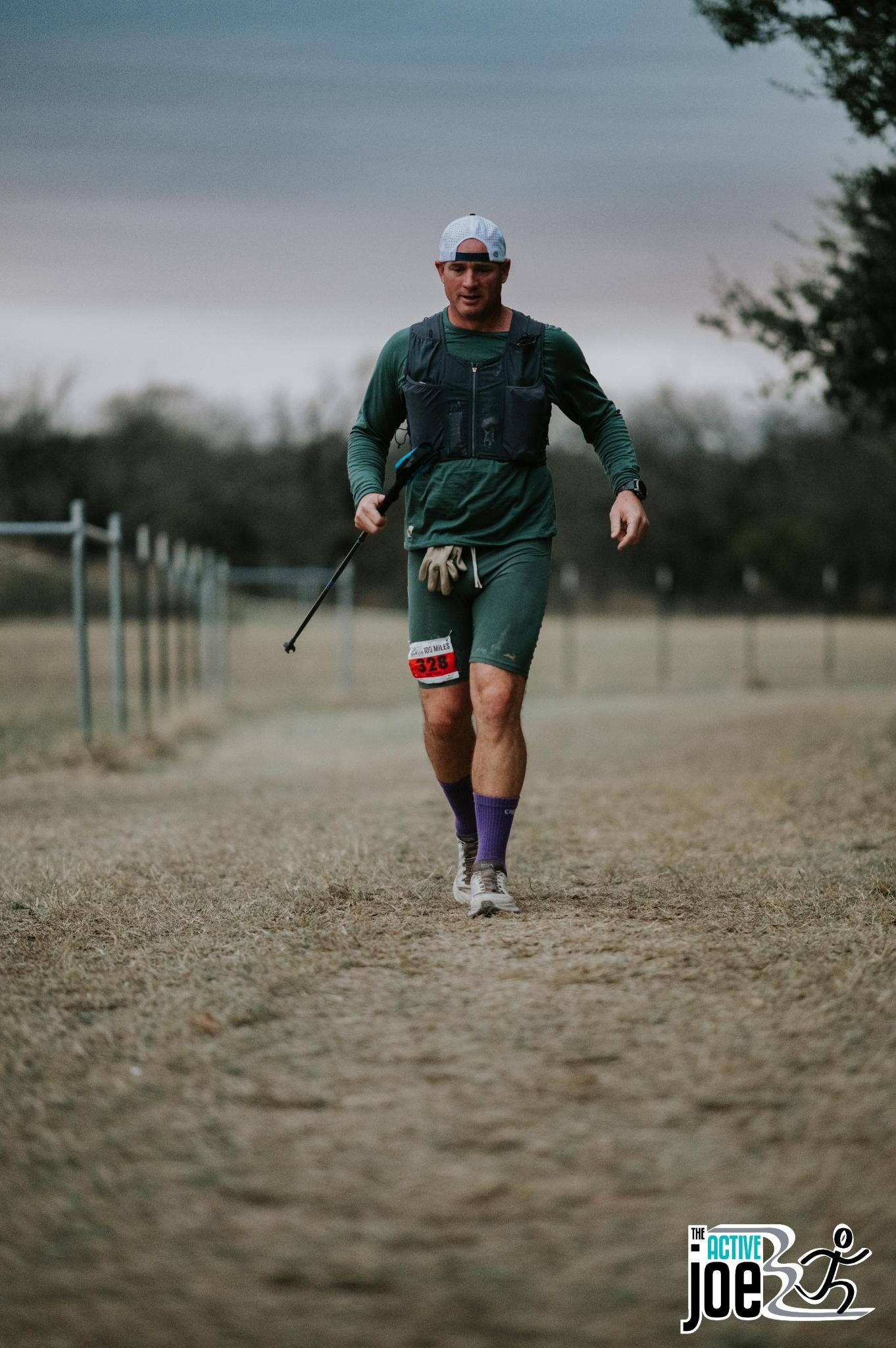 Matthew Lynch running the Houston Marathon
